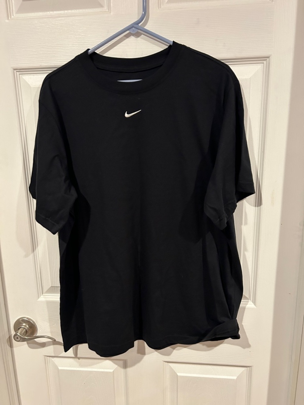 Nike Black Short Sleeve Tee with White Swoosh